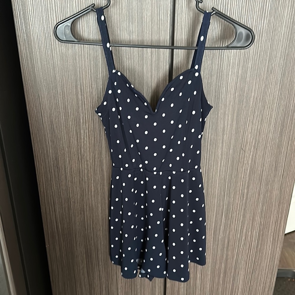 Navy Romper
